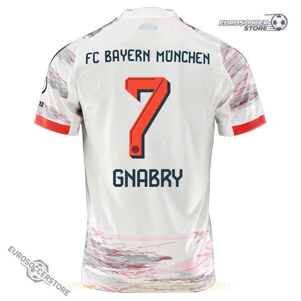 Bayern Munich Away GNABRY 7 Jersey for the 25-26 Season