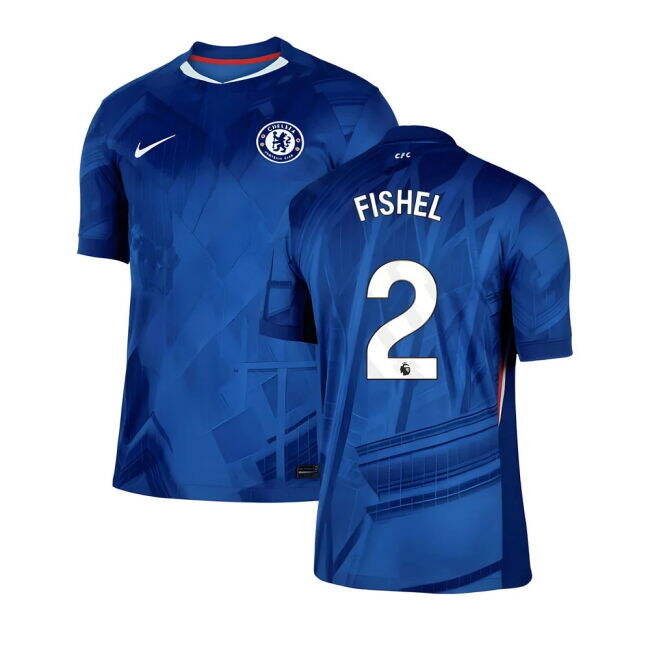 Chelsea 2025-20 Home Football Shirt with Fishel Printing L M S