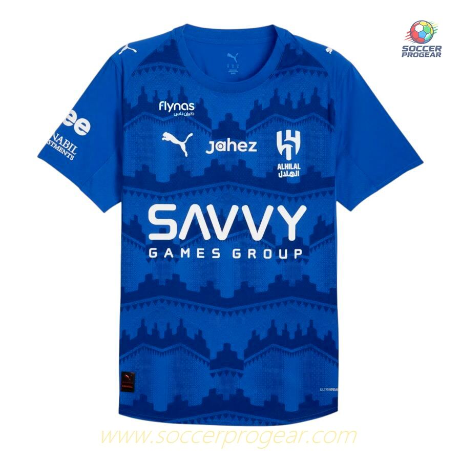 Youthren's AL Hilal Home Team Soccer Team Shirt 2025/26 Collection