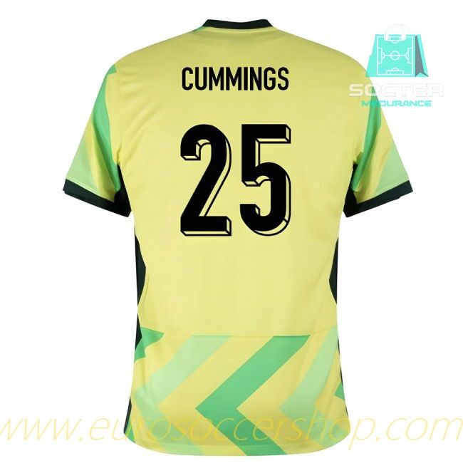 2025/26 Campaign Australia Player Version Home Football Shirt (Cummings 25)