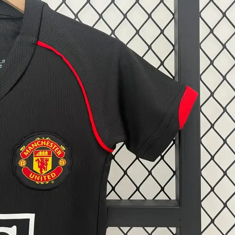 2007-2008 Kids Manchester United Second retro kit