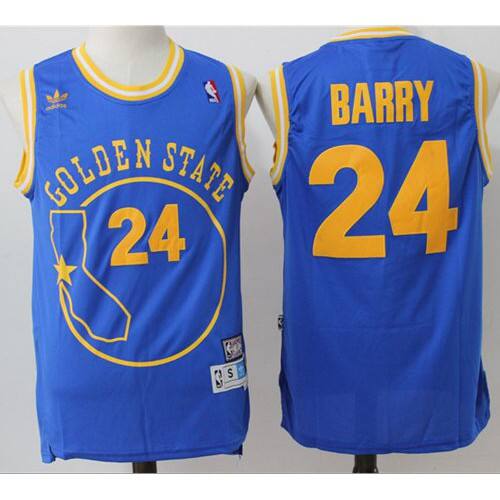 Golden State Warriors Rick #24 Durable Design Jersey Vintage Look