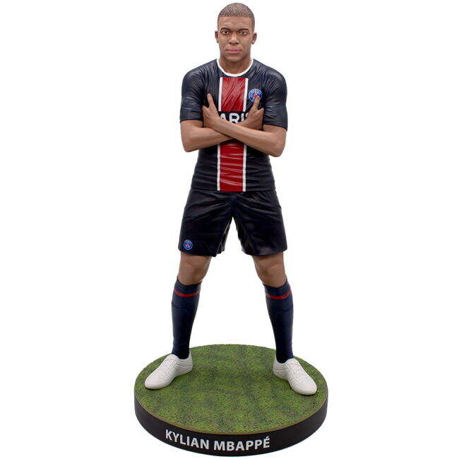 Paris Saint Germain FC Football's Finest Kylian Mbappe Premium 60cm Statue
