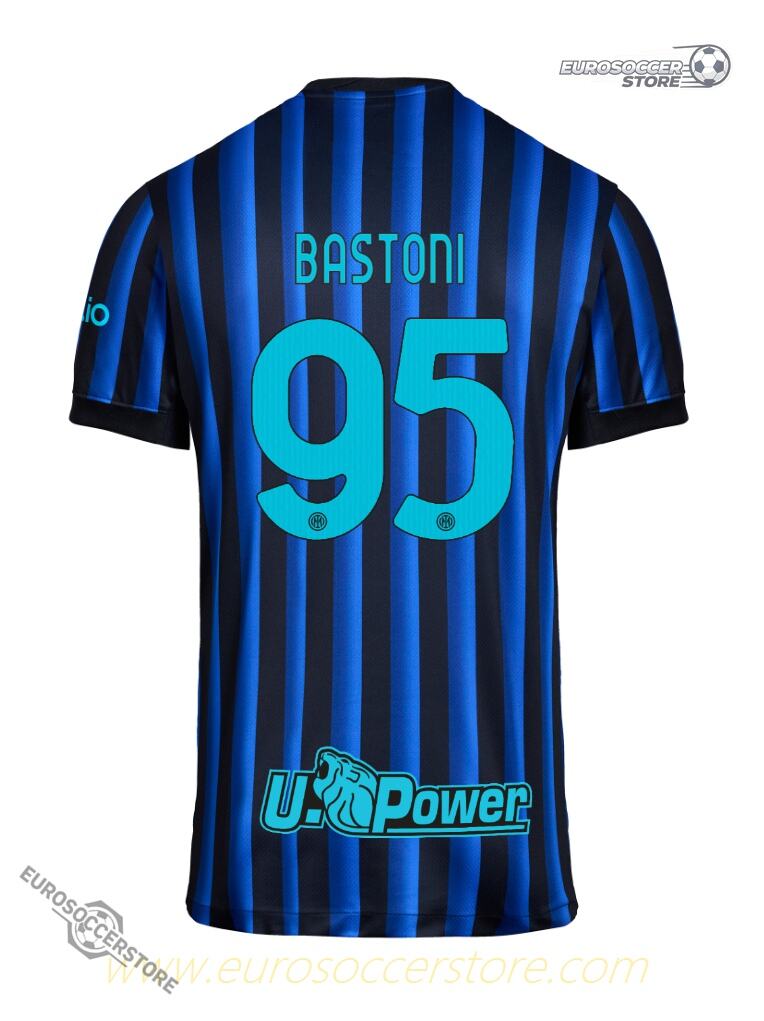 Inter Milan 25-26 Season Home Jersey for BASTONI 95