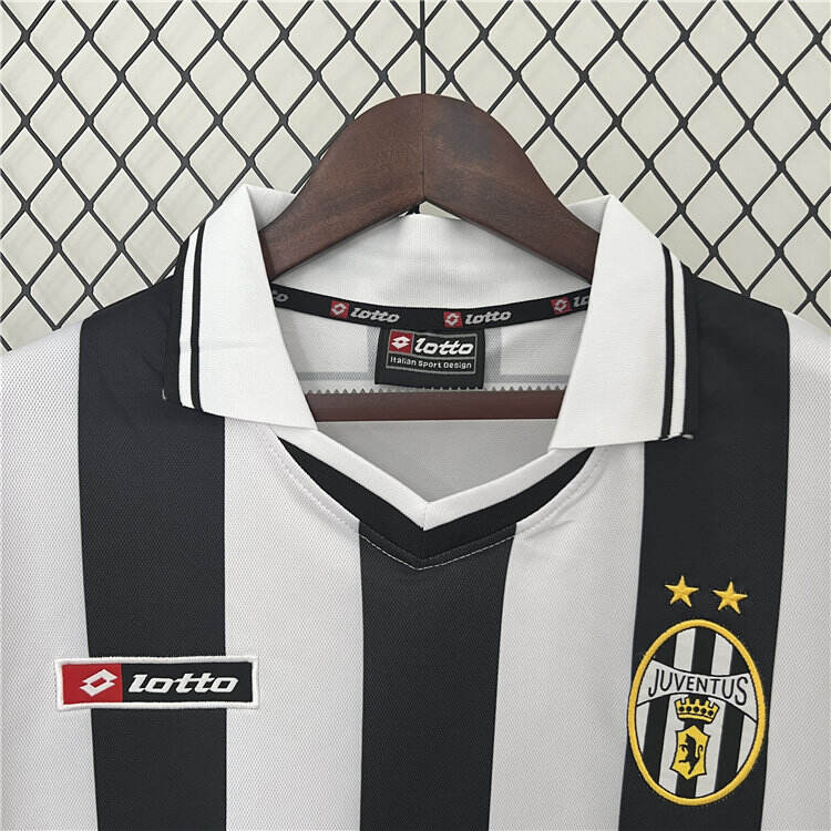 0102 Juventus Retro Home Soccer Football Shirt - Official Replica 47