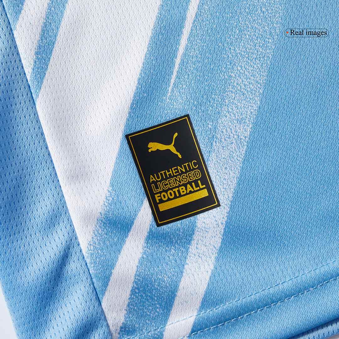 Manchester City Home Long Sleeve Soccer Jersey 2025/26