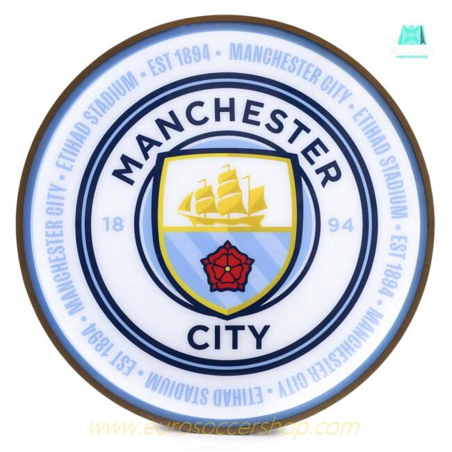 Manchester City FC 12 Inch LED Wall Light