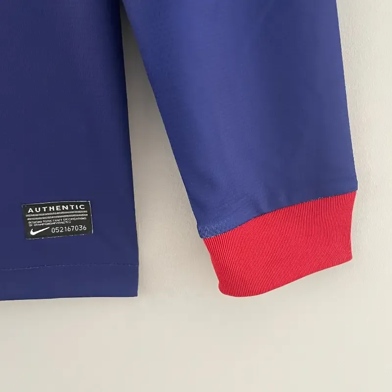2012-2013 Long Sleeve Barcelona Jersey retro kit