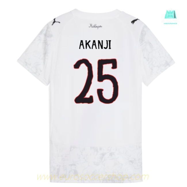2025-2026 KIDSUPER x Manchester City CWC Shirt (White) - Womens (Akanji 25)