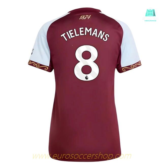 2025-2026 Aston Villa Home Shirt (Womens) (Tielemans 8)