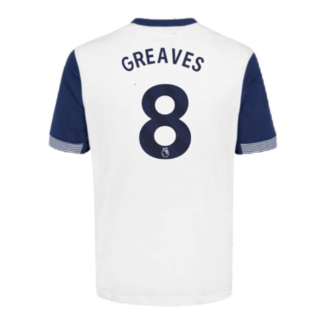 2024-20 Tottenham Home Football Shirt Greaves Name & Number M S