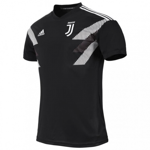 18-19 Juventus Black Training Jersey Shirt - Official Replica 3374