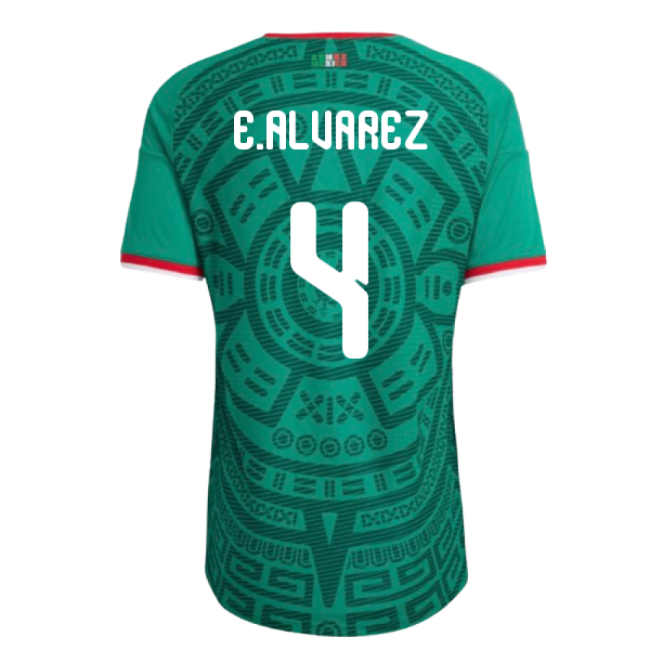 2026-2027 Mexico Authentic Home Shirt (E.Alvarez 4)