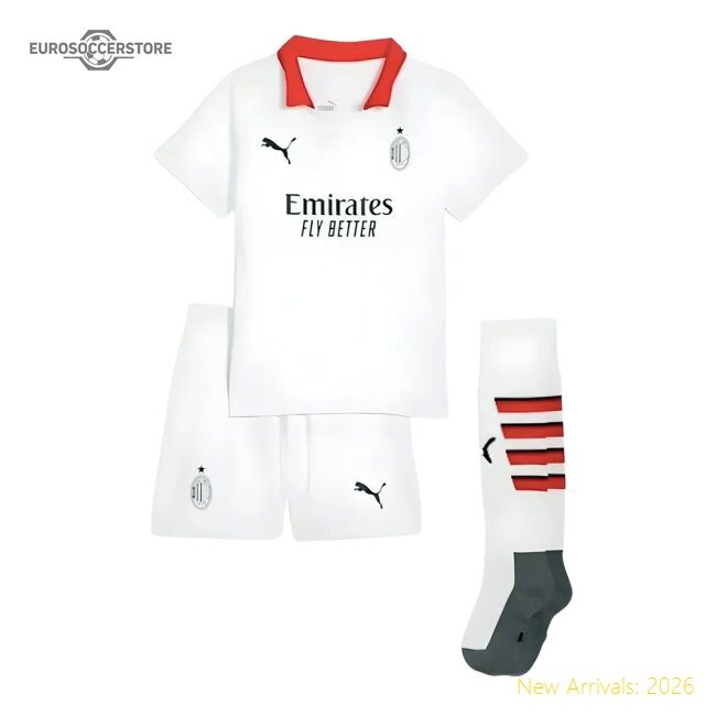 Ac Milan Calcio Italiano Away Pro-level Jersey Kappa Kombat