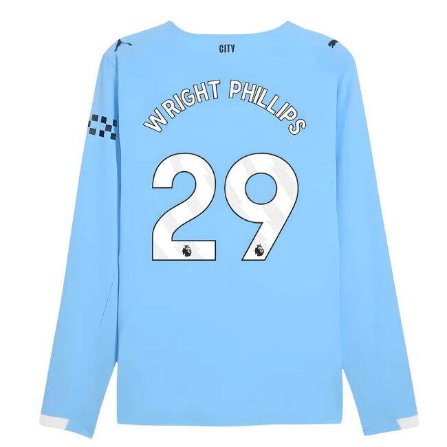 Wright Phillips 29 Game Replica Man City Home Fan Jersey (Adults)