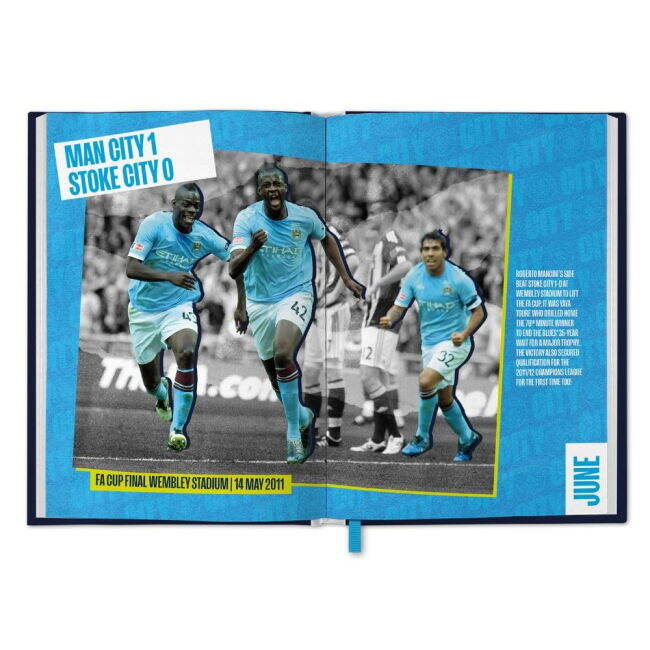 Manchester City FC A5 Diary 2026 - premium