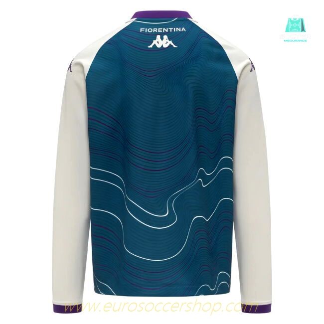 2025-2026 Fiorentina Pre Match Sweat Top (Turquoise)