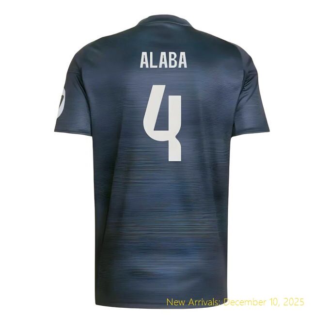 2025-2026 Real Madrid RM Official Away Shirt (Alaba 4) - Economical