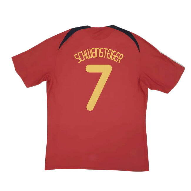 SCHWEINSTEIGER 7 Updated Germany Away Game Jersey 2008-2009
