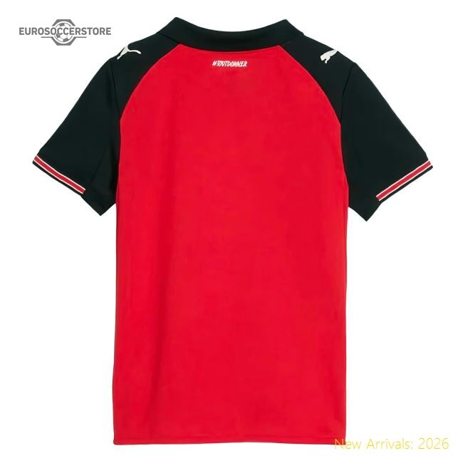 Trending Performance 2025-2026 Stade Rennais Home Shirt (Kids)