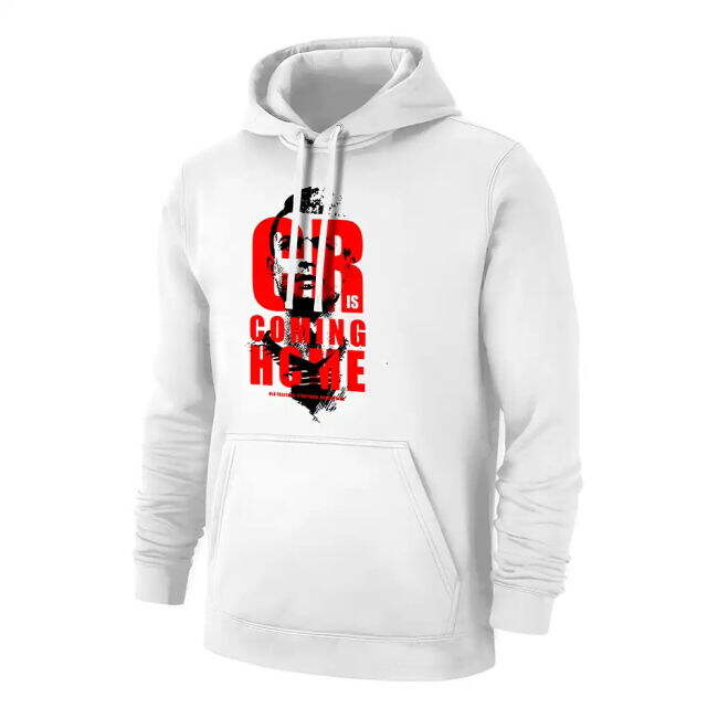 Ronaldo Cr Is Coming Home Footer With Hood, White Quality
