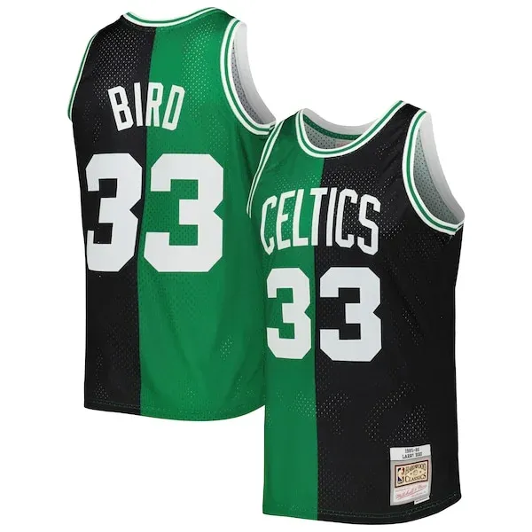 Larry Bird BOS Swingman Jersey - top-tier replica-jersey - Black