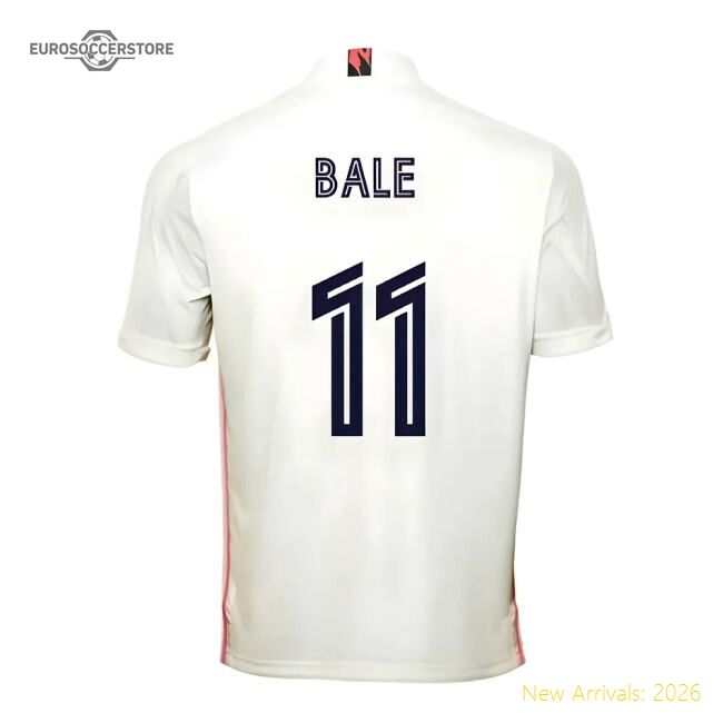 2020-2021 Real Madrid Adidas Home Football Shirt (bale 11)