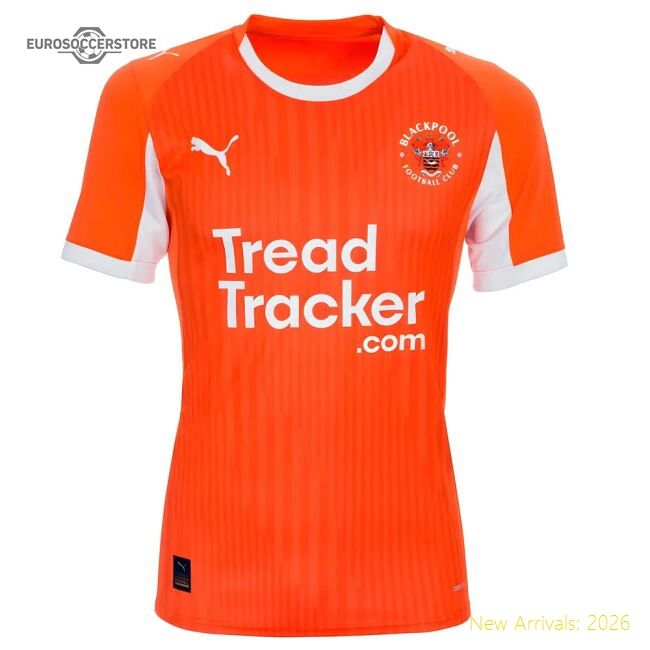 Authentic 2025-2026 Blackpool Home Shirt - Kids - Premium Quality
