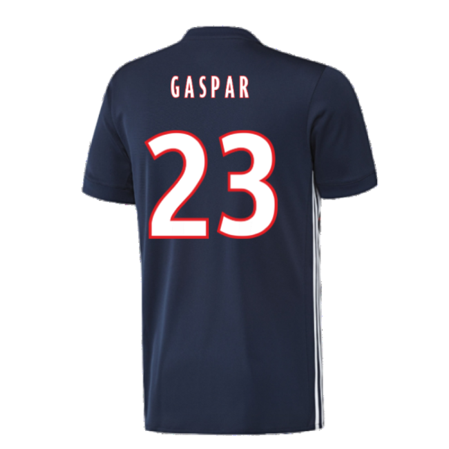 Premium Quality Lyon Away Shirt Excellent L Gaspar #23 Fresh Look ...