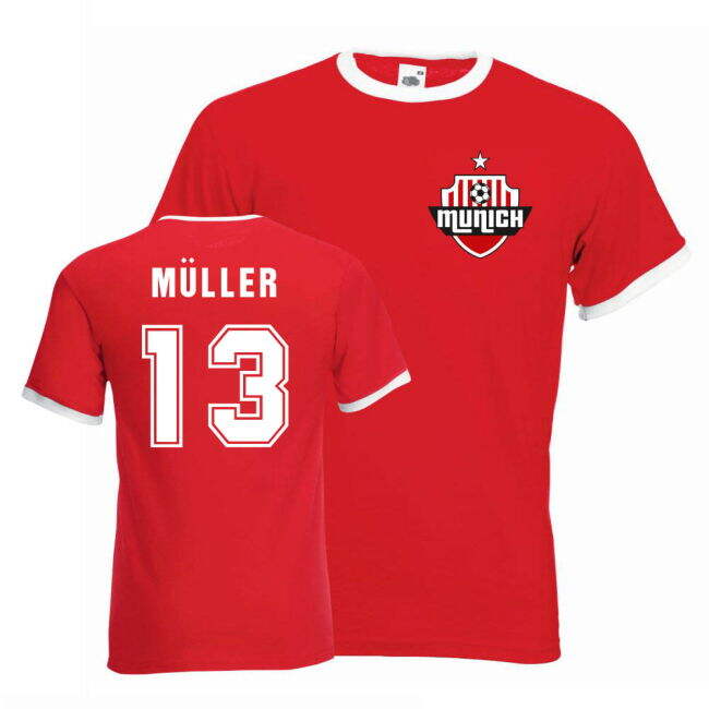 Thomas Muller Bayern Munich Ringer official style T-Shirt