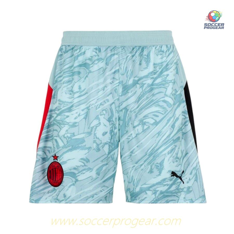 AC Milan Youthren's Home Soccer Football Shirt Soccer Football Shirt 2025-26 Edition Goalkeeper