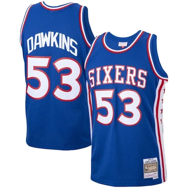 Darryl Dawkins PHI NBA Jersey - Economical Fan Gear - Licensed Product