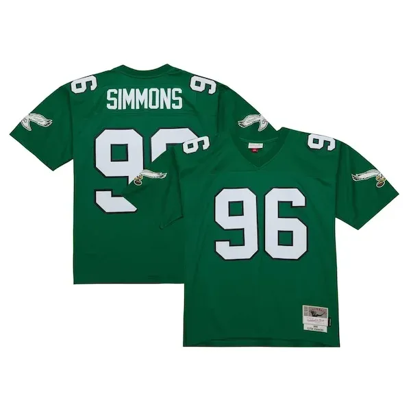 None Clyde Simmons Replica Jersey - Green | NFL Player Jersey