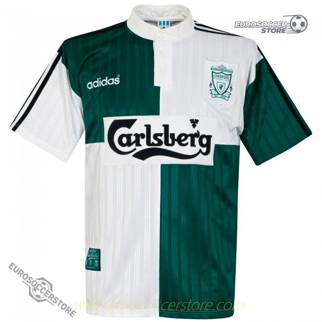 Away Retro Football Jersey of Liverpool from the 1995-1996 season