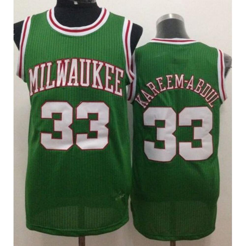 Game Day High-Quality Men's Bucks #33 Kareem Green Basketball Jersey