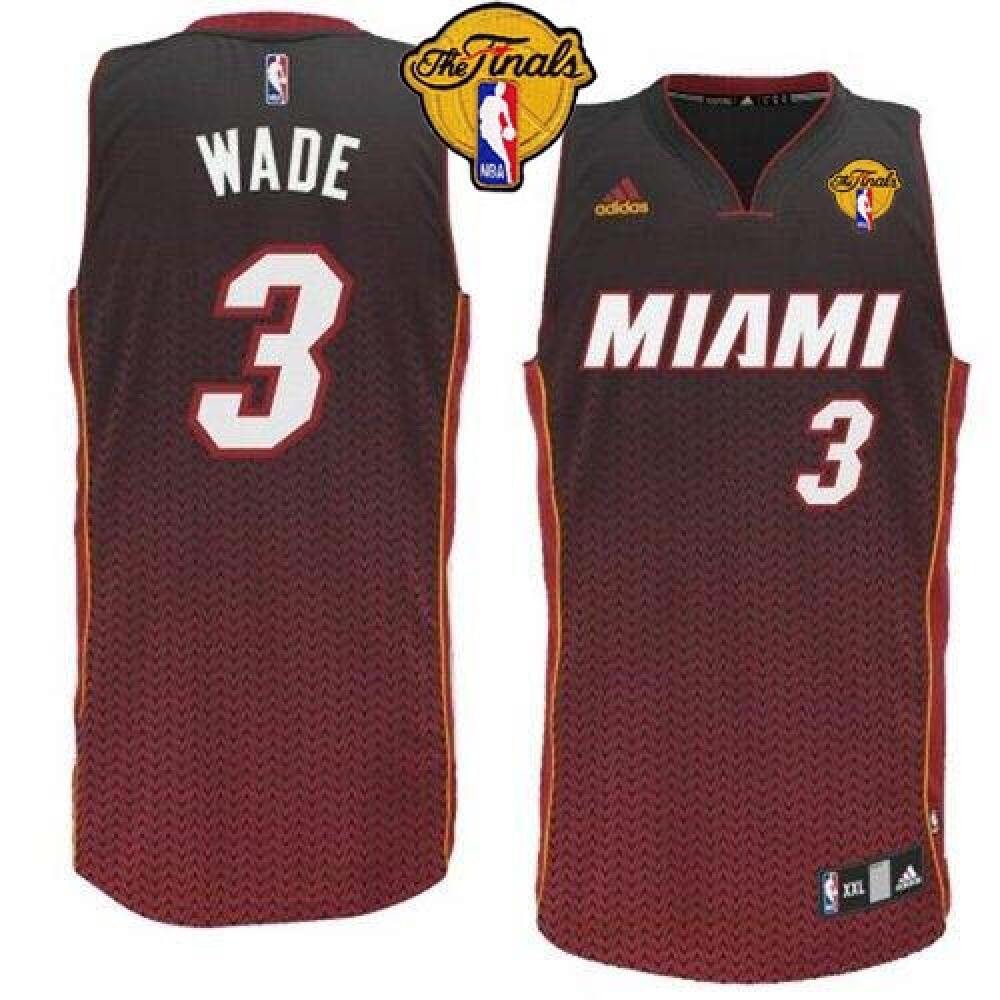 Professional Men's Miami Heat #3 Dwyane Black Basketball Jersey