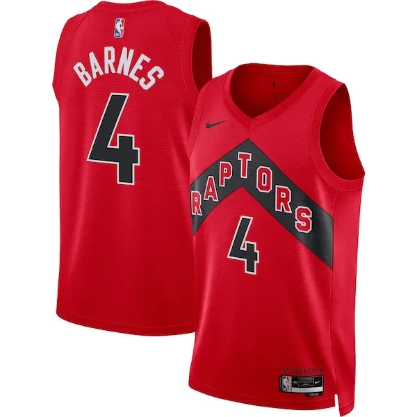 Scottie Barnes TOR Swingman Jersey - contemporary Basketball - Red