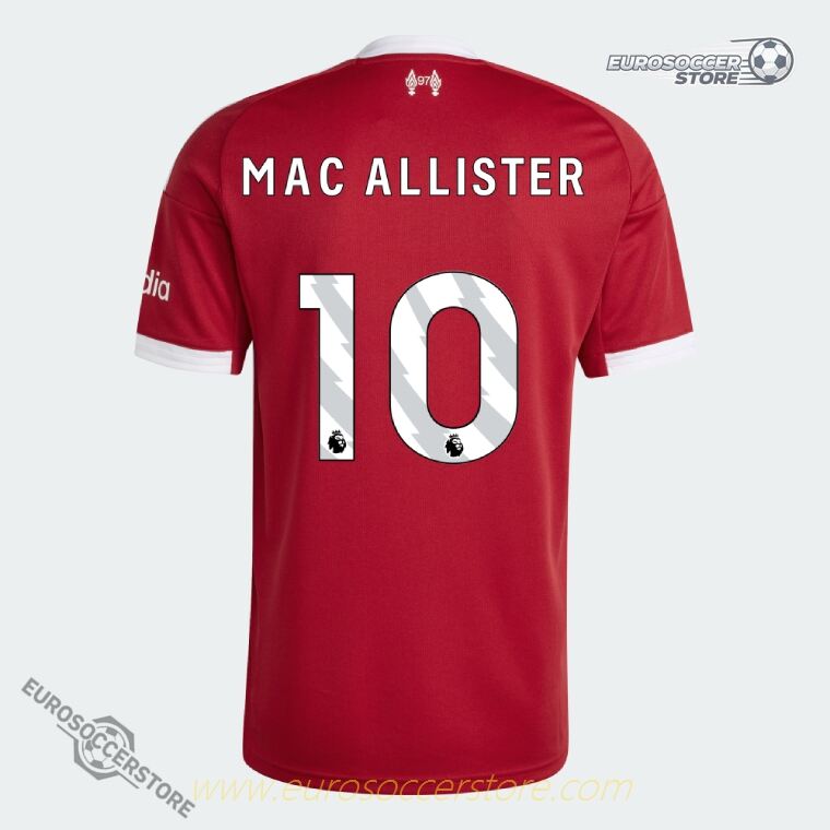 MAC ALLISTER's Official Liverpool Home Jersey No.10 for the 25-26 Season