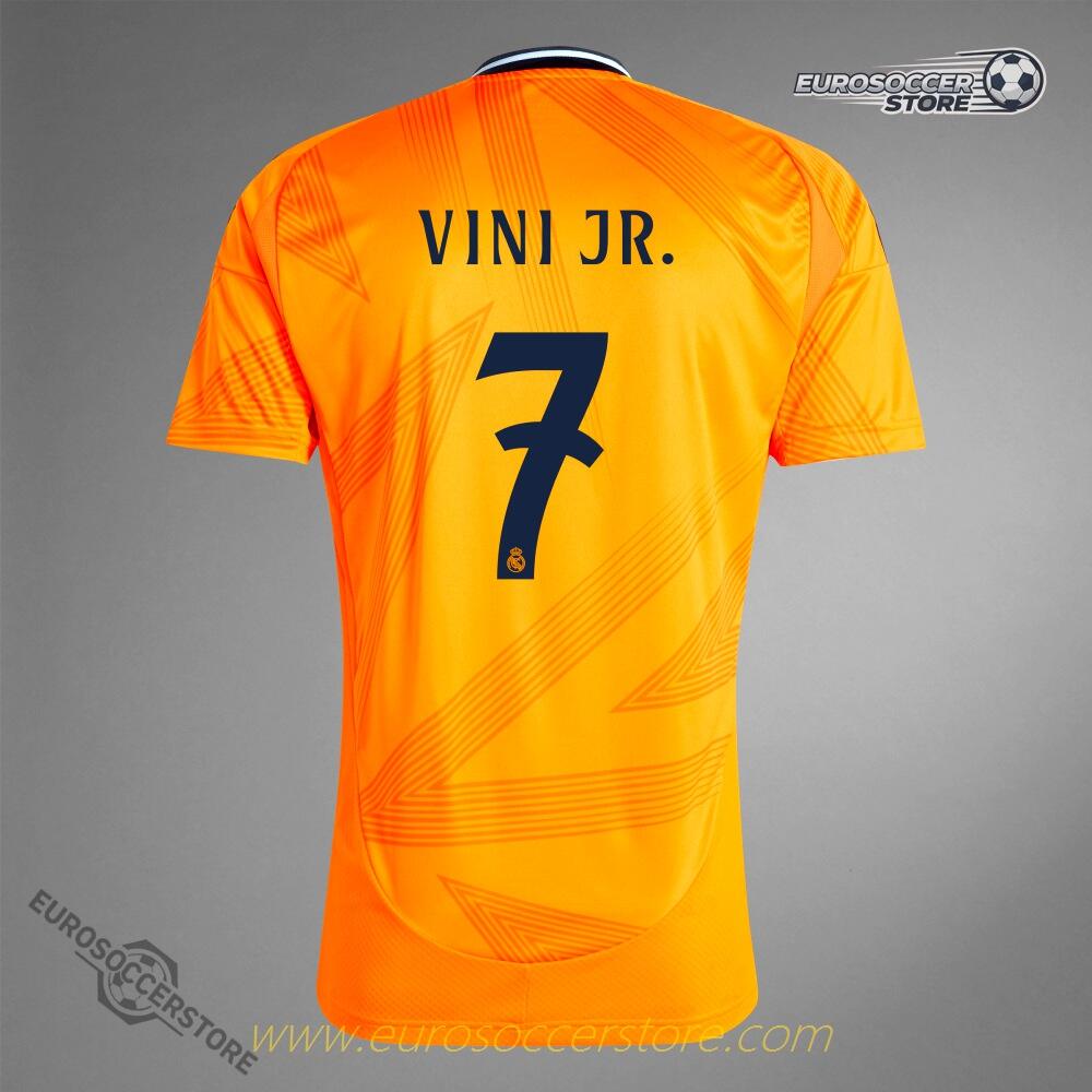 VINI JR. 7 Real Madrid Away Jersey 24-25 Season