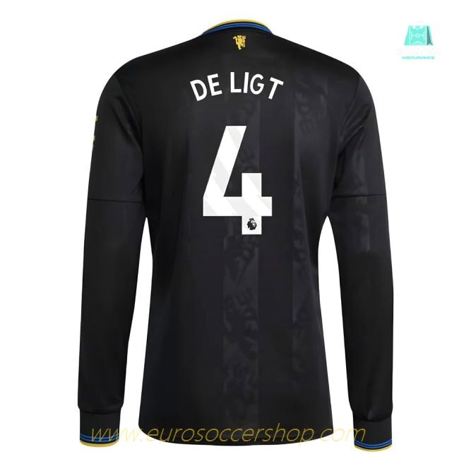 2025-2026 Man Utd Long Sleeve Third Shirt (De Ligt 4)