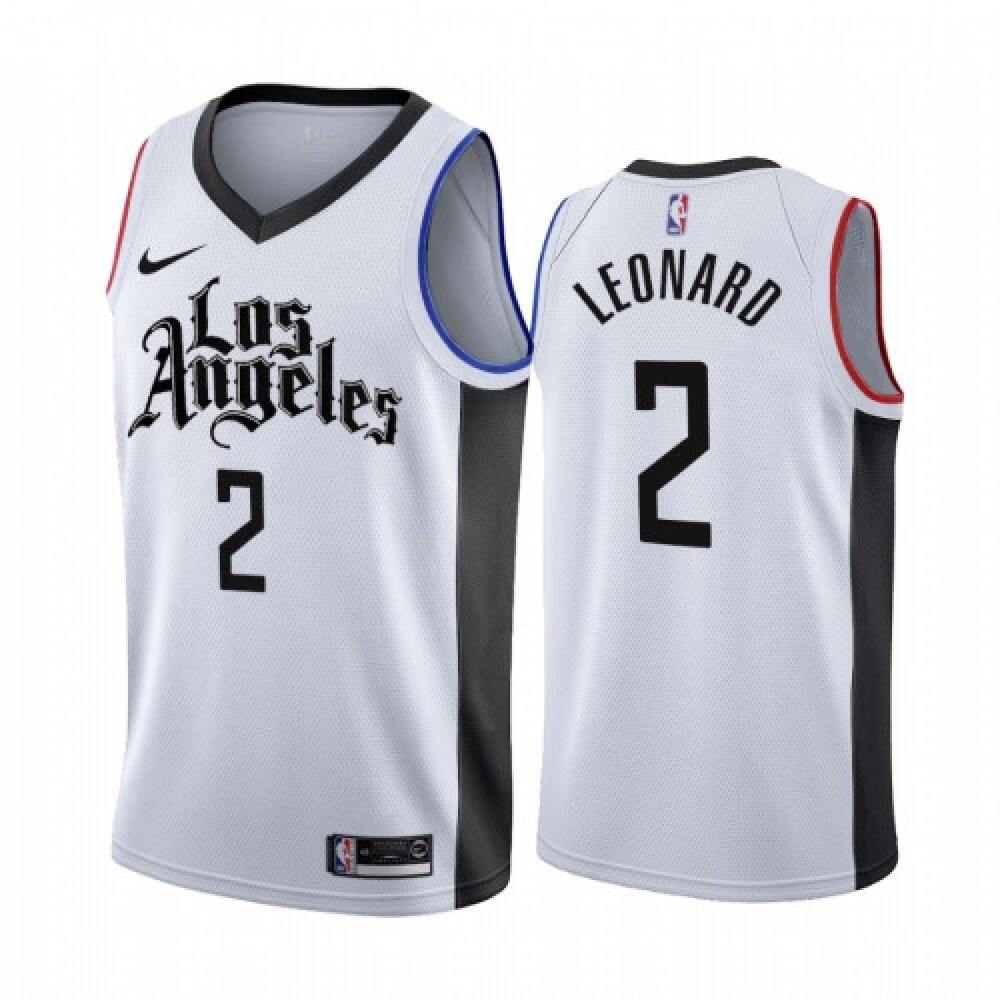 Classic Jersey Kawhi Leonard2 White - City Edition - Fan Favorite