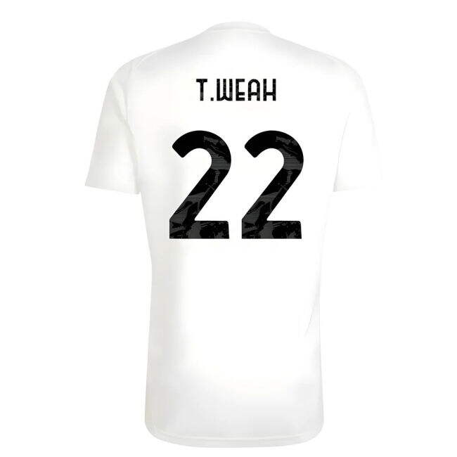 Juve Juventus Training Shirt White T Weah #22 Superior Craftsmansh...