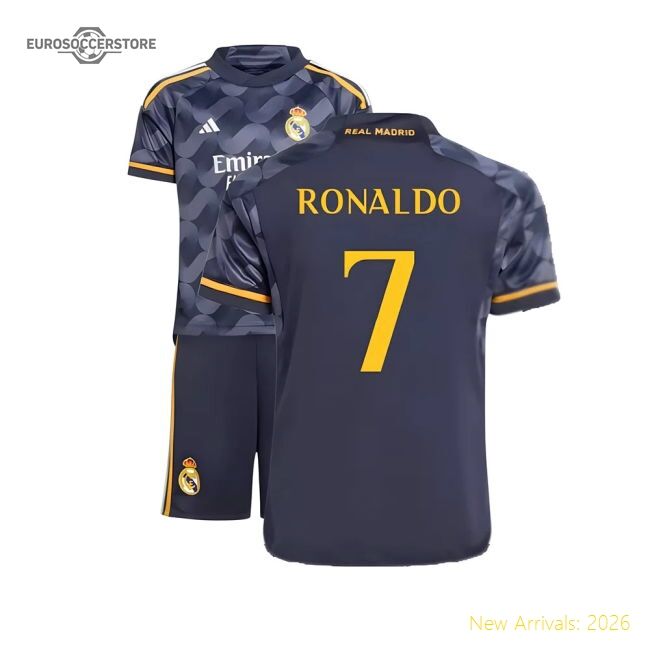 2023-2024 Real Madrid Away Mini Kit (ronaldo 7) - Fan Design