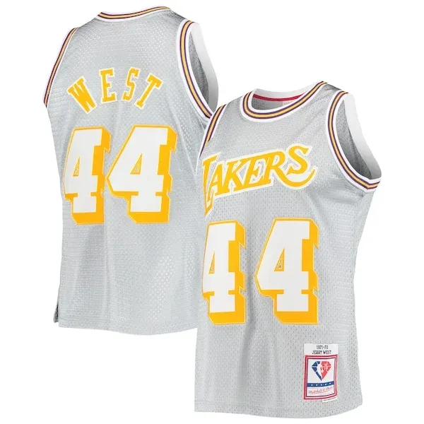 Jerry West LAL NBA Jersey - Cost-Effective Fan Gear - Licensed Product