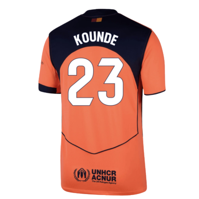 2025-2026 Barcelona Third Shirt (Kounde 23) - Ultras Approved - Cus...