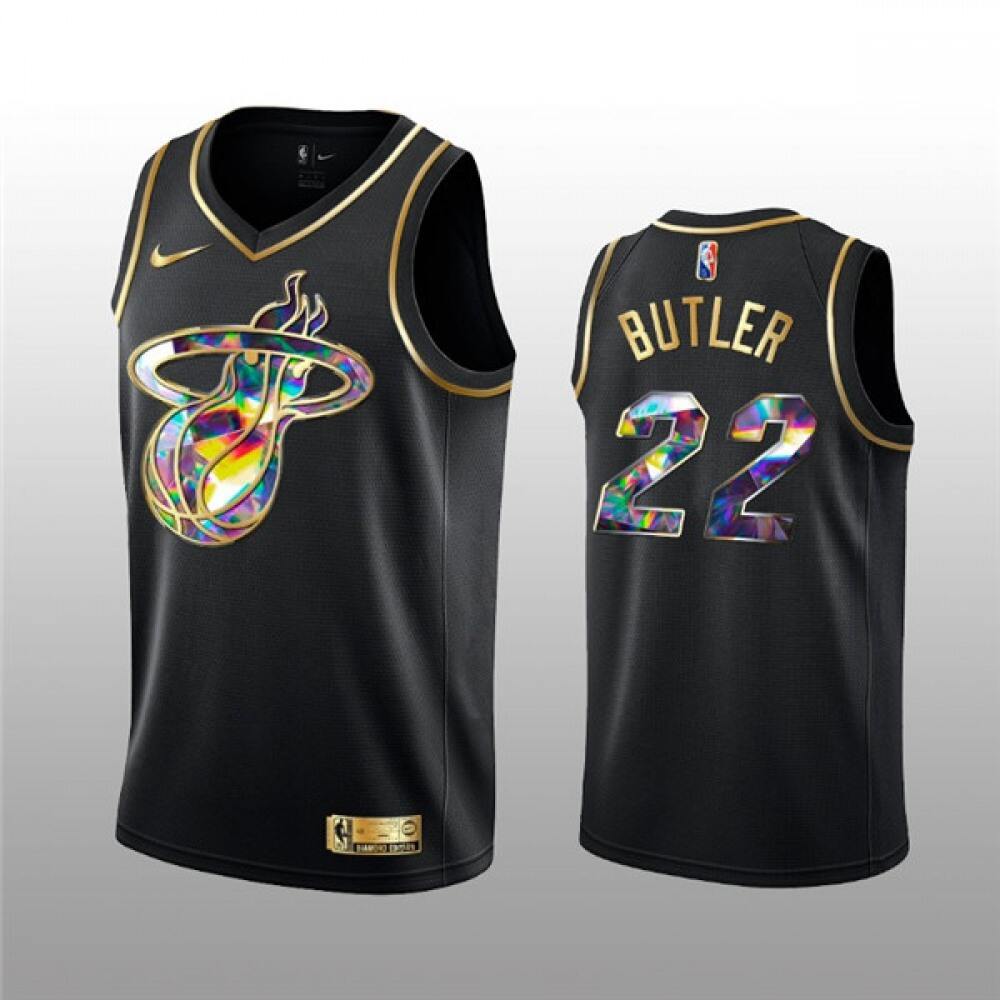 Fan Favorite Professional Men's Heat #22 Jimmy Black Basketball Jersey