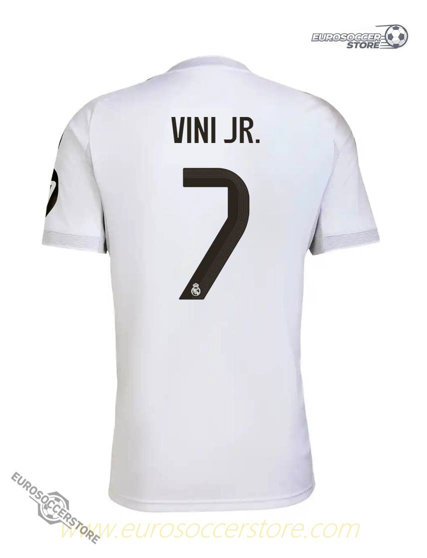 Real Madrid's 25-26 Season Home Jersey No. 7 for Vini Jr.