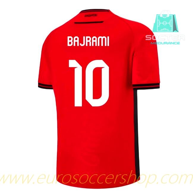 2025-2026 Season Albania Home Football Shirt (Bajrami 10)