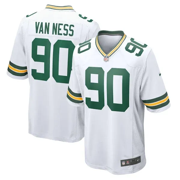 Performance Green Bay Packers Game Jersey - Premium White NFL Fan J...
