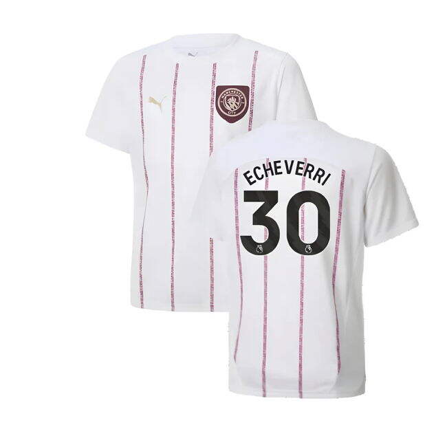 Great Deal Man City Echeverri 30 2024-2025 Man City Prematch SS Jer...